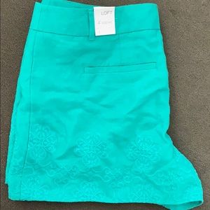 4 inch seam Marisa short.  Embroidered on bottom